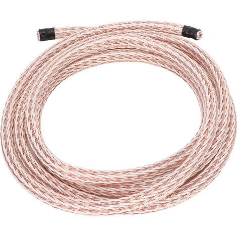 Câble RCA 12TC 24 Conducteurs Cuivre OCC Haute Fidélité pour Équipement Audio, 2.5m (1/5)