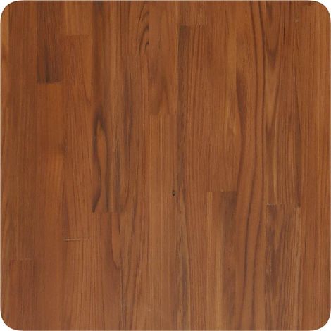 Maison Exclusive - Dessus de table carré Marron foncé 50x50x4cm Bois chêne traité (1/4)