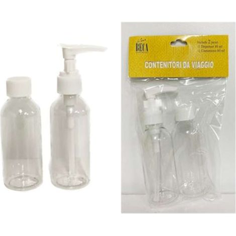 Dispenser + Contenitore 80Ml Da Viaggio