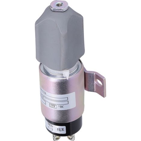 Électrovanne de coupure de carburant 24V pour moteur d'excavatrice, pièce d'arrêt moteur TOSD‑03‑046