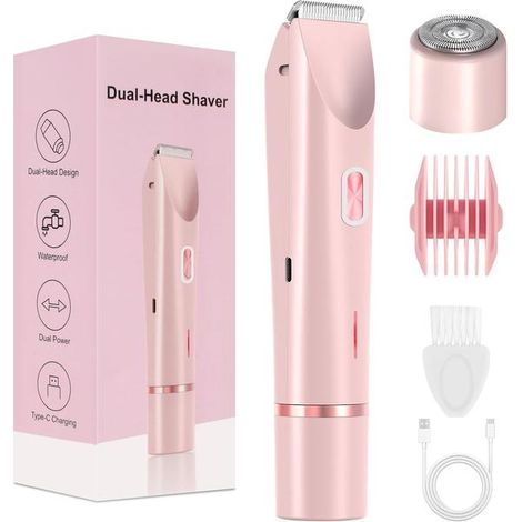 Rasoir bikini 2 en 1 pour femmes (rose), nouveauté 2026 (1/5)