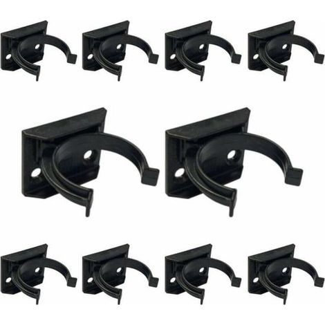 10x clip à visser pour plinthe meuble tube pied cuisine salle bain piétement (1/4)