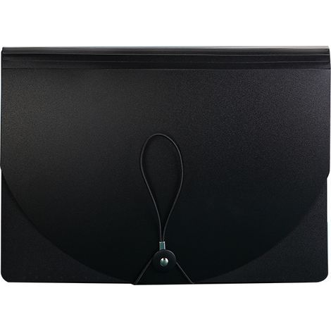 Trieur 13 Compartiments A4, Rangement Papier Administratif, Extensible Classeur A4 Range Document Bureau, Trieur Document Organiseur de Dossiers Accordéon de Grande Capacité (Noir) (1/5)