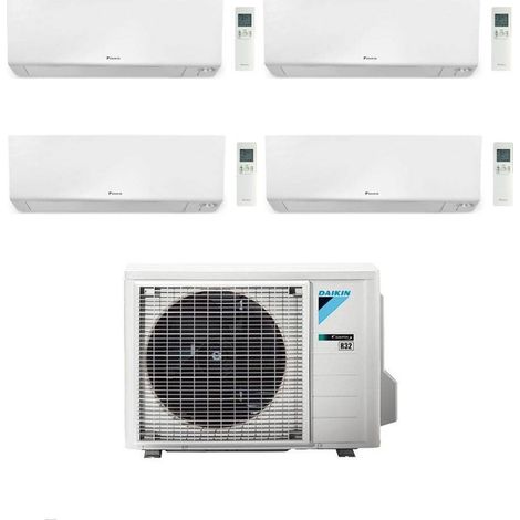 Climatiseur DAIKIN Quadri Split Bluevolution série FTXM-R PERFERA 9+12+12+12 avec 4MXM80A9 R-32 Wi-Fi intégré