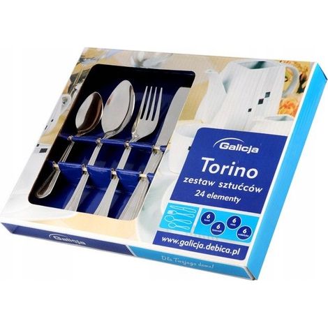 Juego de cubiertos Galicia Torino de 24 piezas, 1 unidad. (1/5)
