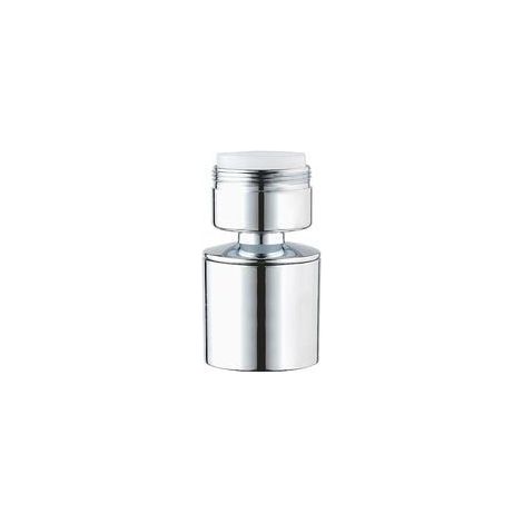 Aireador de grifo de cocina de 24 mm, doble función, certificación ACS, rosca macho cromada (M24) (1/4)