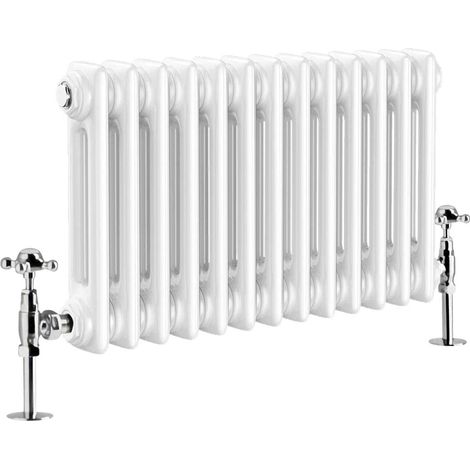 WarmeHaus Traditional Radiator White Double Panel 300x603mm