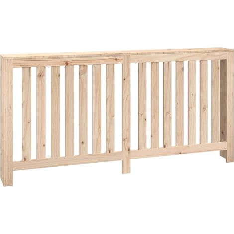 Cache-radiateur 169x19x84 cm Bois massif de pin (1/5)