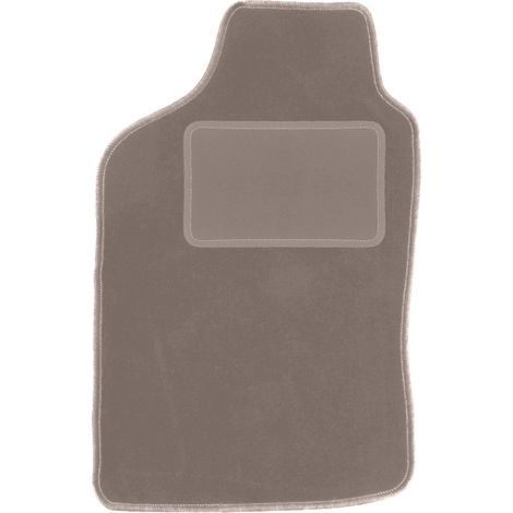 Tapis de sol conducteur en velours beige pour : Nissan Micra K10 hatchback (1983-1991)