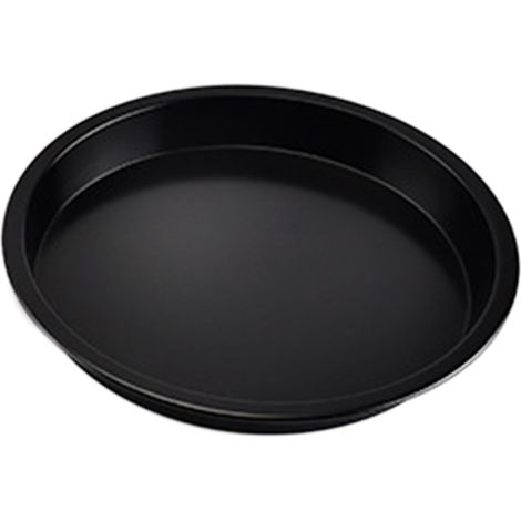 Plaque À Cuisiner - Plaque À Galettes Et À Pizza - Antiadhésive - Pour Induction Et Gaz - Diamètre 27.5 Cm - Noir (1/5)