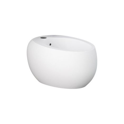 Bidet sospeso cloud fissaggio nascosto er. rubinetto bianco opaco mat (1/2)