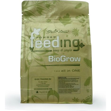Engrais BIOGROW Powder Feeding 1 kilo - GREEN HOUSE