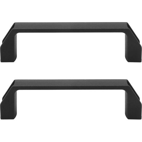 Möbelgriff, 180 mm Mittenabstand, Set mit 2 Nylongriffen, Türzubehör-Set, robuste Zugstange, Befestigungsmaterial für Schränke und Regale.