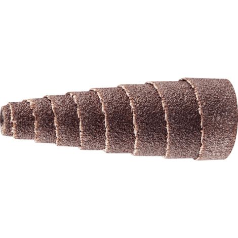PFERD TOOLS POLIROLL PRK konische Schleifrollen Ø 15x35 mm Bohrung Ø 3 mm Korund A150 50 Stk (1/5)