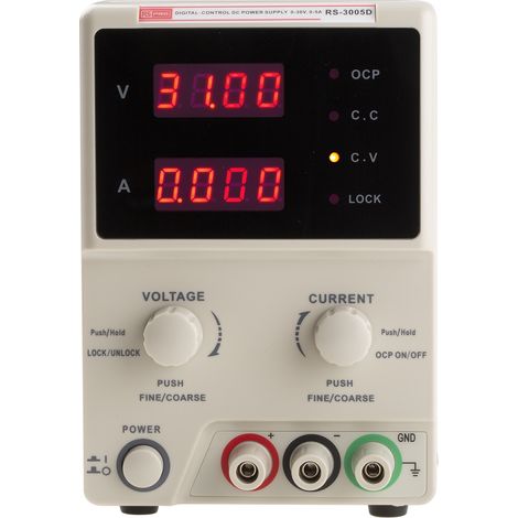 Alimentation de laboratoire, 0 30V, 0 5A, 1 sortie 150W ( Prix pour 1 ) (1/4)