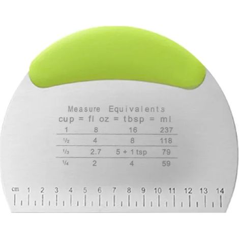 Spatule à pâtisserie, coupe-farine et coupe-pâte (vert) pour chef pâtissier (1/5)