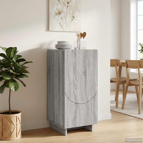 Aparador Sonoma gris 33,5 x 34,5 x 75 cm Madera de ingeniería (1/4)