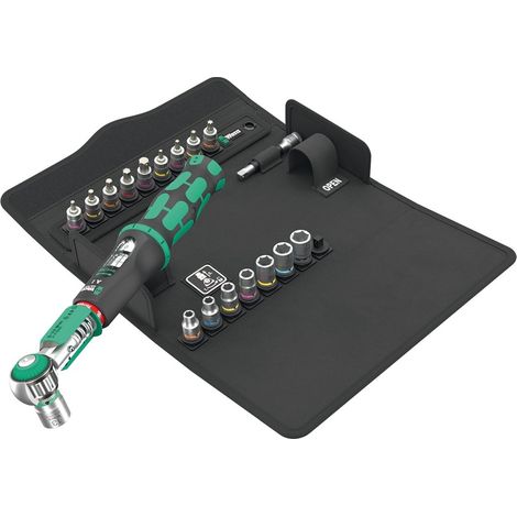 Set di Chiave dinamometrica 1/4" 2-12 Nm WERA Safe-Torque A 1 SHK (20 pezzi)