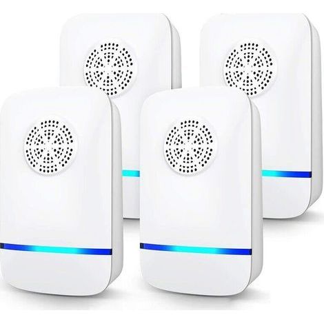 Répulsif Ultrasons 4 Pack Repulsif Souris Prise Anti Moustique Ultrason Electrique Ultrason Souris et Rats Portable Anti Moustique Interieur pour Souris Rongeurs Moustique Cafard Araignée (1/5)
