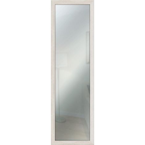 Lupia Specchio da parete Shabby Chic 38x121 cm, specchiera per camera da letto, soggiorno, ingresso, verticale o orizzontale Beige