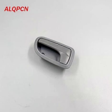 Poignée intérieure de porte avant ou arrière grise pour Kia Picanto Morning (2004-2011). Couleur : gauche. (1/4)