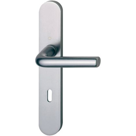 Juego sobre placa de fundición Arles WC plata F1 197L/300M HOPPE - 596201