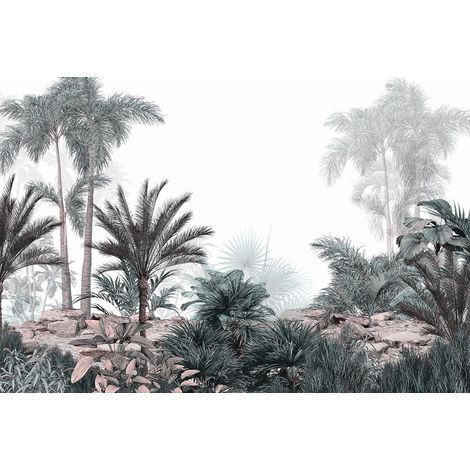 Papier peint panoramique - Forêt Tropicale - 130 cm x 87 cm (1/2)