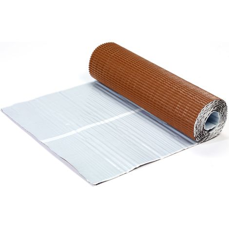 BANDA AUTOADESIVA IN ALLUMINIO 'FLASHINF BAND' 300 mm x 2,5 mt - Colore Terracotta