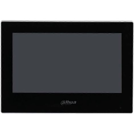 Station de porte Dahua VTH2621G-WP avec Wi-Fi PoE et moniteur IPC écran intérieur 7 pouces communication bidirectionnelle noir. (1/5)