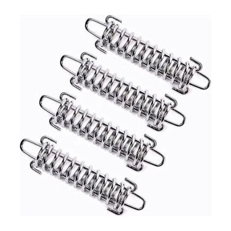 4-teiliges Spannungsfeder-Set für Schattensegel – Spanner & Seilschlaufe, Camping/Zelt