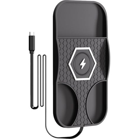 Chargeur de voiture sans fil - 15 W - Accessoire de téléphone portable pour camions, SUV, camping-cars, berlines, déplacements, embouteillages (1/5)