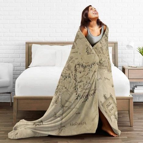 Couverture en velours polaire douce pour la peau, lavable, dimensions 150 x 130 cm, couverture douce et confortable pour tous les usages (1/4)