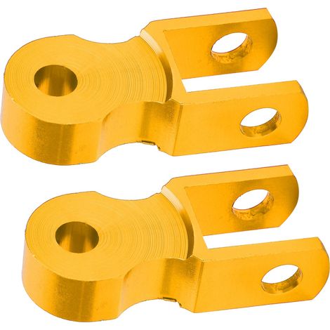 hintere Stoßdämpfererhöhungen aus Aluminiumlegierung, M10-Befestigungsloch, für Motorräder, goldfarben (1/5)