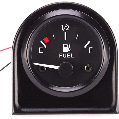Jauge de niveau de carburant numérique 52 mm – Éclairage blanc – 12V – Haute sensibilité – Compatible avec véhicules essence