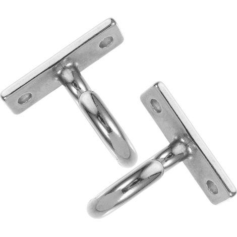 2 crochets plafond, inox 304, pour suspension et décoration (1/5)