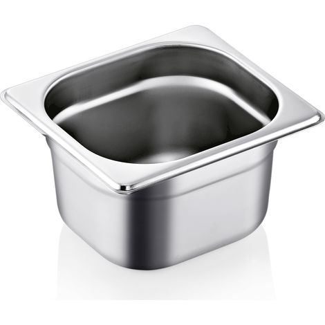 Bacs GN 1/9 en Acier Chrome 1,6 L P 100 mm - Was Germany