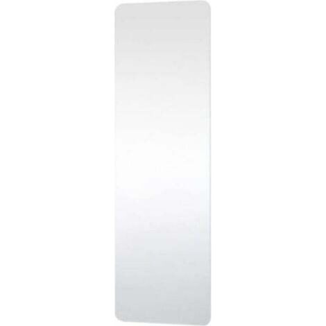 Miroir mural adhésif facile à poser et retirer – Film miroir en PET résistant aux chocs, 150 x 50 cm, sécurité intérieure