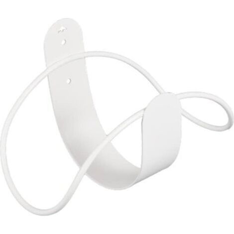 ALLIANDISCrochets pour tuyau d'arrosage - Support de rangement suspendu pour tuyau d'arrosage, corde, extérieur (blanc) (1/4)