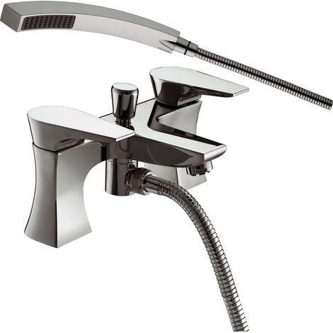 Bristan Hourglass Chrome Bath Shower Mixer Tap - HOU-BSM-C (1/5)