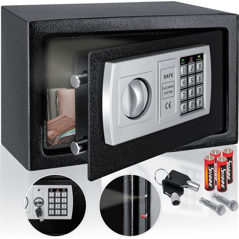 KESSER® Tresor Safe Elektronik-Zahlenschloss 31x20x20cm LED-Anzeige Stahlbolzen Schwarz (1/5)