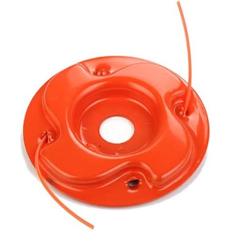 Universal iron cutting head with nylon line for brush cutter, rust-resistant, lawnmower (pack of 1) (1/5)