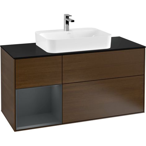Villeroy & Boch F412HGGN Meuble sous lavabo Finion F41 (1/2)
