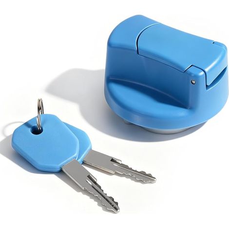 Abschließbare AdBlue-Tankdeckel mit 2 Schlüsseln für 40 mm Innendurchmesser, aus Kunststoff, kompatibel mit Mercedes-Benz, MAN, Scania, Volvo, Iveco und DAF (1/5)