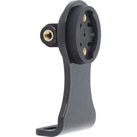 Support de compteur de vélo en fibre de carbone avec chronomètre intégré : accessoire de stabilité pour le cyclisme. (1/5)