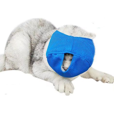 Lot de 2 masques de toilettage pour chat avec motif de visage de chat, taille S, couleur bleue, pour un toilettage en toute tranquillité (1/5)