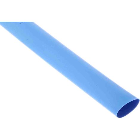 Gaine thermorétractable RS PRO, Dia. 12.7mm Bleu rétreint 2:1, 1.2m ( Prix pour Paquet de 5 )