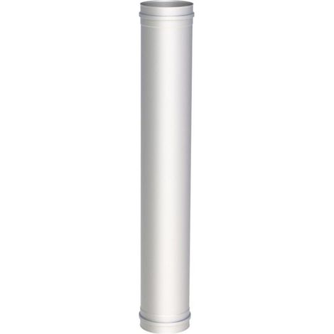 Tube fumées Ø 200 x 1000 mm avec double manchon