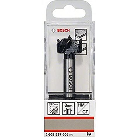 2608597608 - Punta Forstner in metallo duro 26 x 90 mm, d 8 mm (1/4)