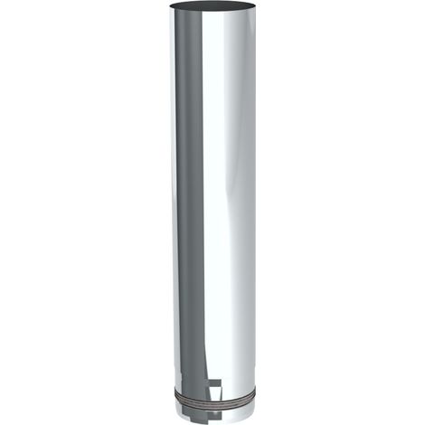 Jeremias PELLET-LINE Längenelement 500 mm Edelstahl unlackiert Ø 100 mm