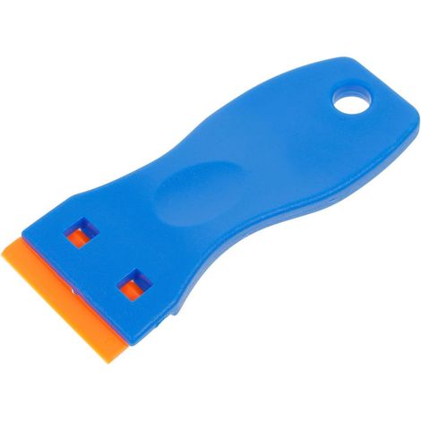 Grattoir à Film pour Vitres en Plastique, Outil de Nettoyage Multifonction Lame en Acier Inoxydable, pour Miroirs et Films Teintés, Protège les Surfaces Délicates Abîmer (1/5)